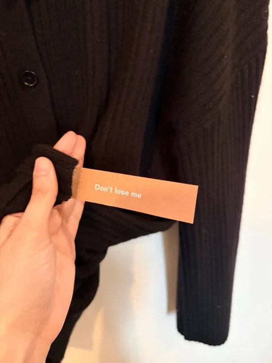 Reformation Fantino Cashmere-Wool Collared Cardigan - XL - Picture 5 of 11